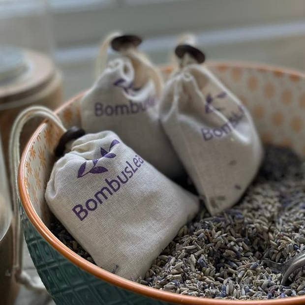 Lavender Pouch for wholesale by BombusLeaf