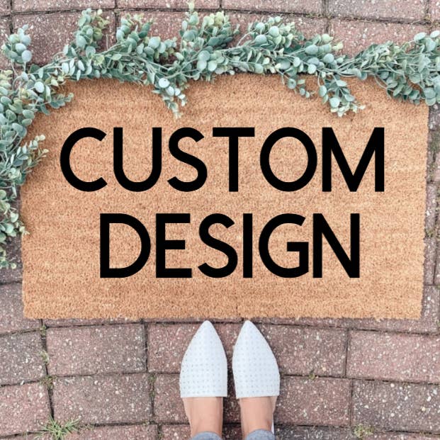 Felpudo de diseño personalizado, Felpudo de decoración al aire libre, Coir Welcome para venta al por mayor de ShopByThePalms