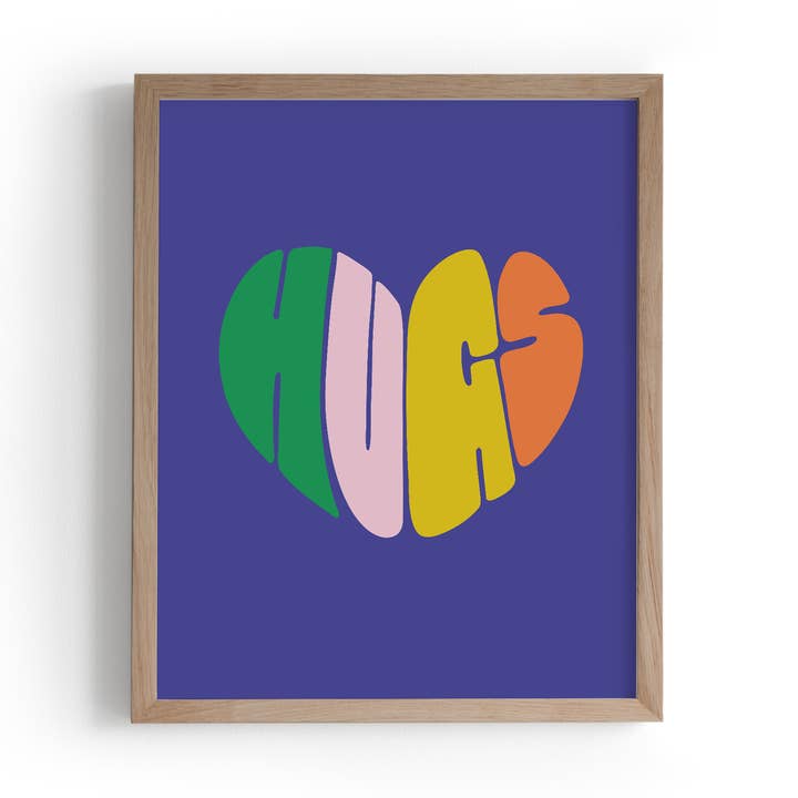 Hugs 8x10 Art Print for wholesale by Denik