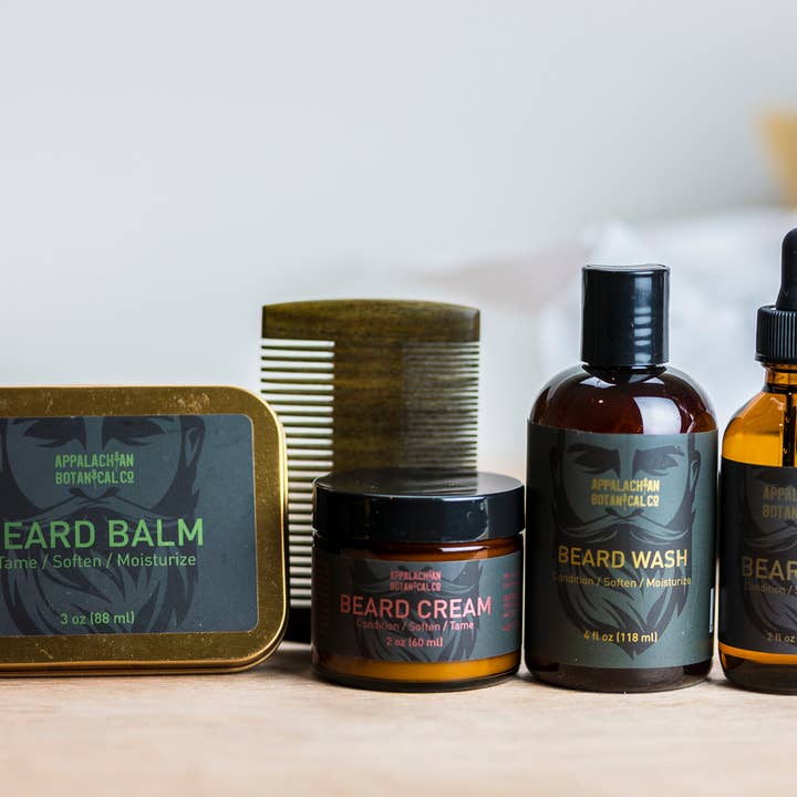 Appalachian Botanical Co. - Wholesale Beard Brush/Comb - Sandalwood Beard Comb