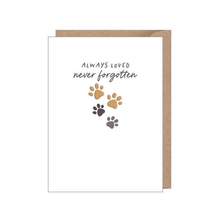 Siempre amado, nunca olvidado - Huellas de patas para venta al por mayor de Rosanna Rossi