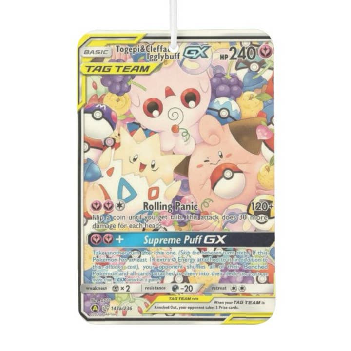 Poke Tag Team Auto Luchtverfrisser-Kersengeur voor wholesale door CultPOP