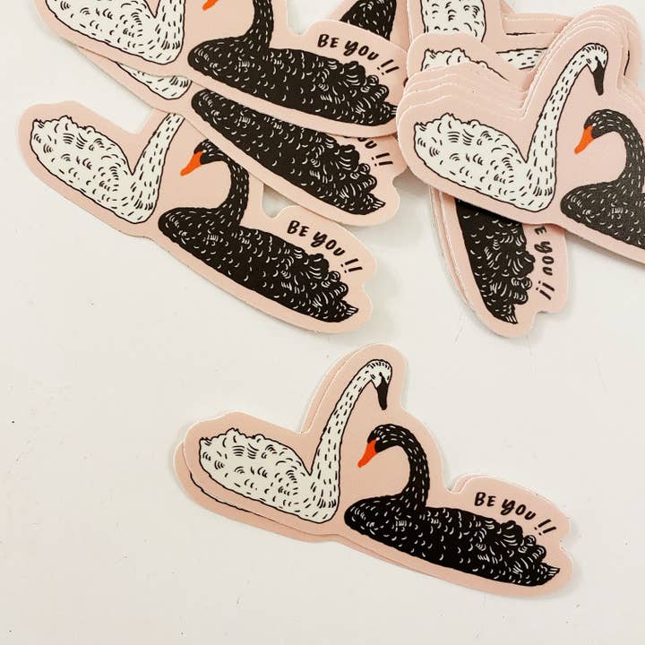 Handpicked Goods - Wholesale Sticker - Swan Sticker1