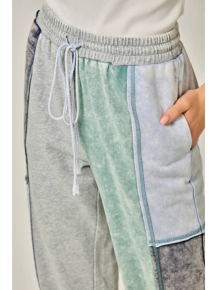 Mystree - Wholesale Pants - Women's - 61539 Color Blocked Track Pants15