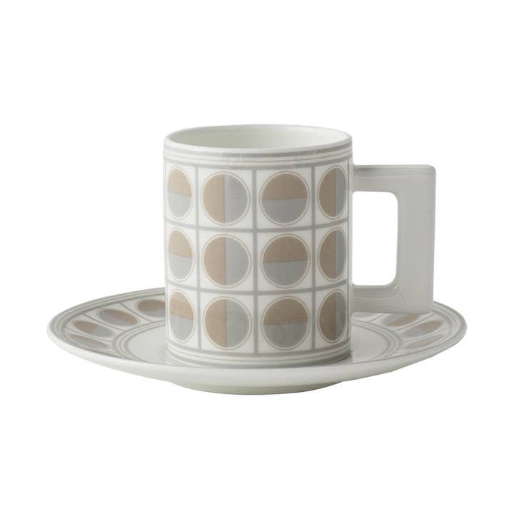 Pink Amalfi Espresso Cup & Saucer for wholesale on Faire0