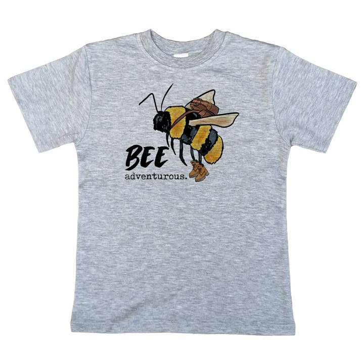 Bee Adventurous Bee Youth Outdoor Adventure Nature Clothing for wholesale by Barefoot Baby