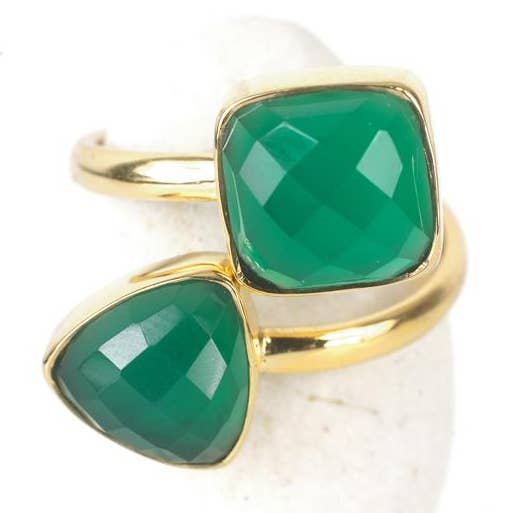 Pomona Wrap Ring - (10 Gemstone Options) for wholesale by Sissy Yates Designs