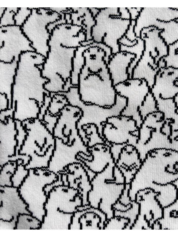 White Gopher All Over Performance Socks for wholesale on Faire1