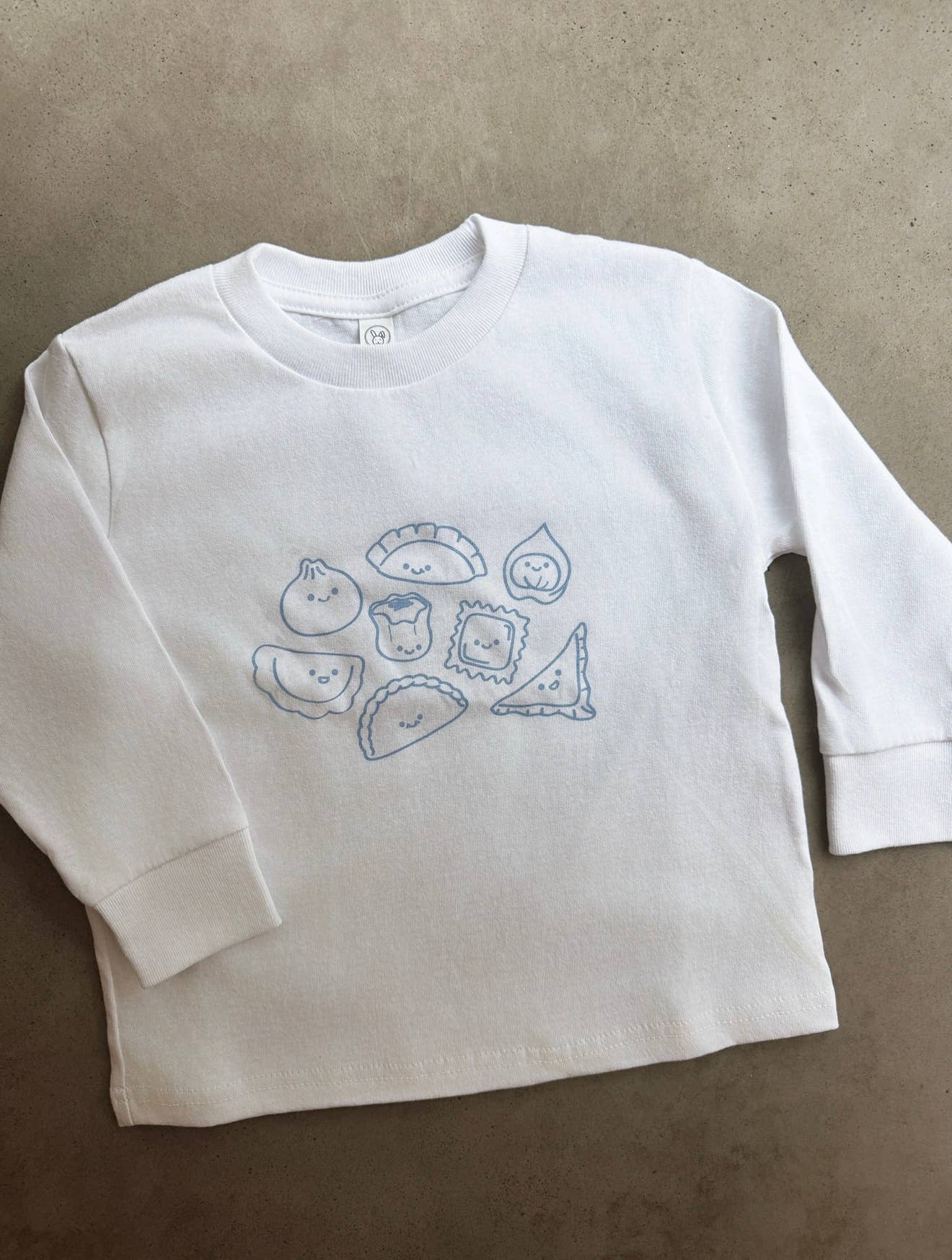 boo + bear - Wholesale Screen Printed T-Shirt - Kids - Dumpling Party Long Sleeve Tee1