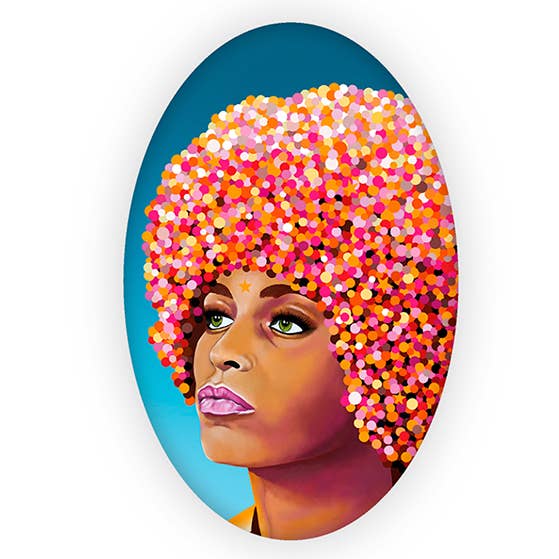 Culturele broche Angela Davis voor wholesale door ars in cute