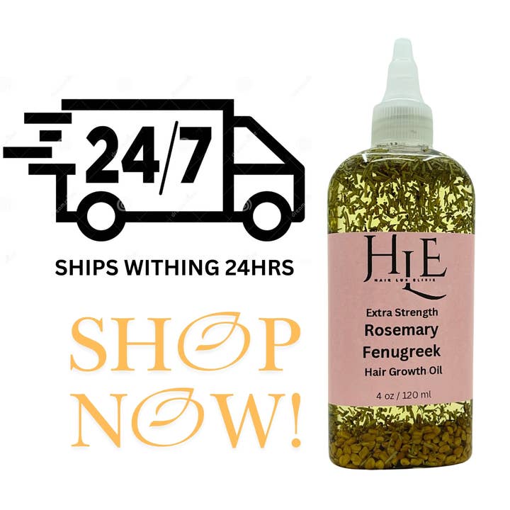 HairLuxElixir - Wholesale Hair Serum - Hair Lux Elixir® Extra Strength Rosemary + Fenugreek Hair Growth Serum