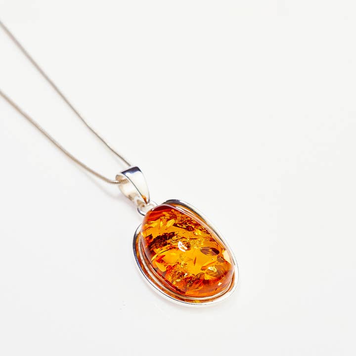 Amber Sunrise hangerketting voor wholesale door Baltic Beauty