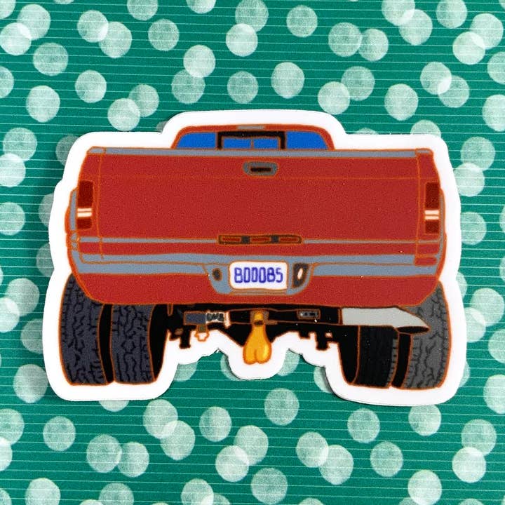 Autocollant Macho Camion pour la vente par Paper Vibes