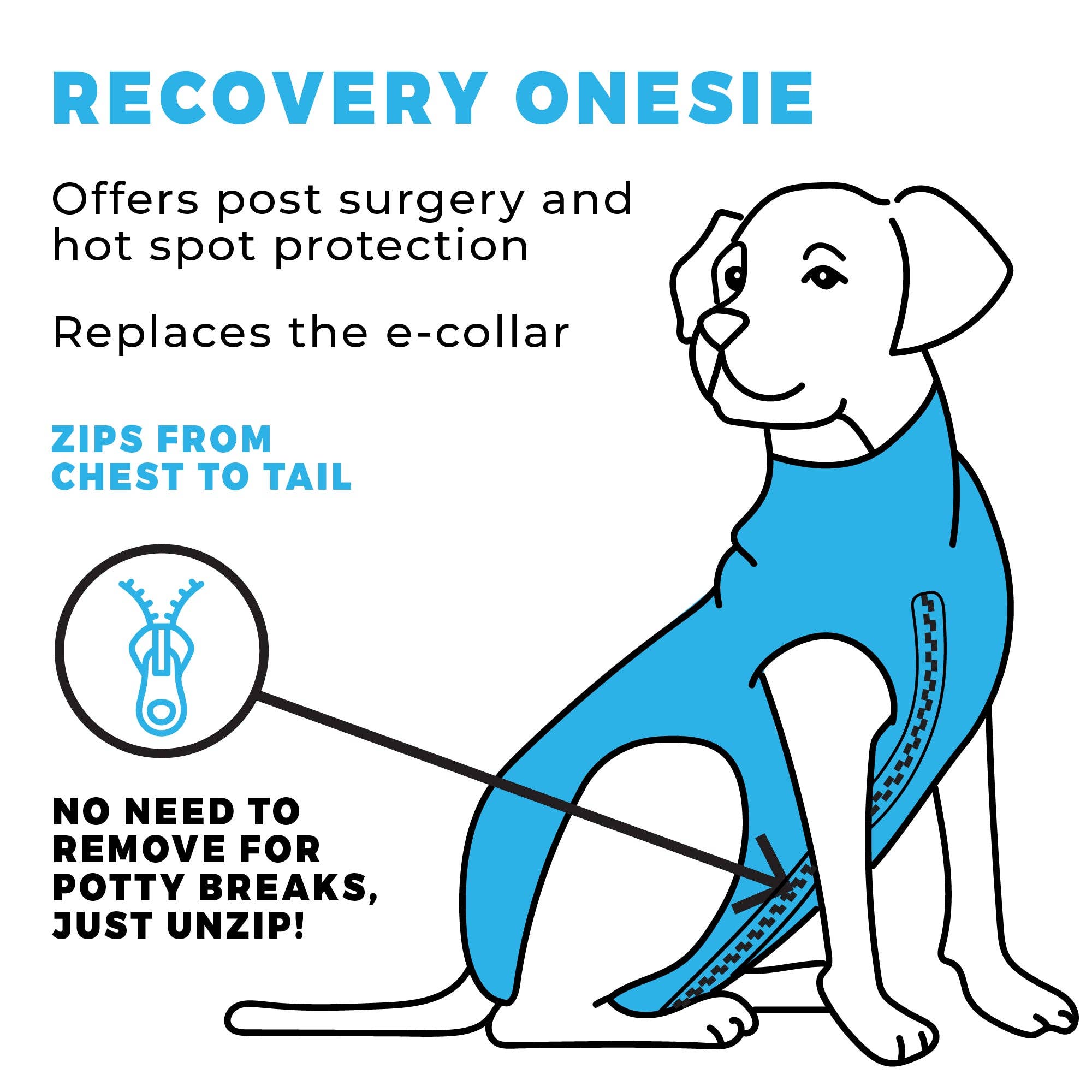 Shed Defender - Wholesale Pet Bodysuit - Cat/Dog - Shed Defender Post Surgery Recovery Suit for Dogs6