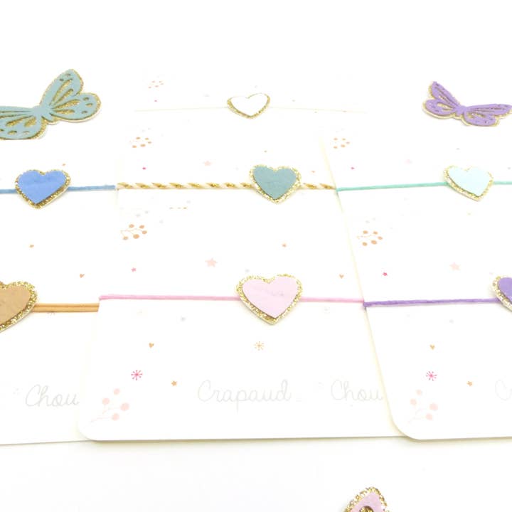 Bracelet "Mon petit coeur" pour la vente par Crapaud Chou