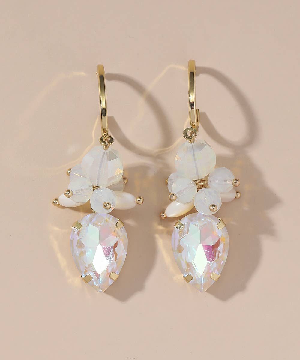 Blossom bijoux - Vendita all'ingrosso Orecchini pendenti - Orecchini a perno fantasia in metallo dorato 25PEBOL0100