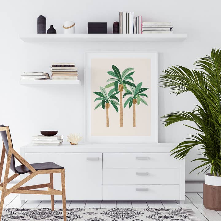 Lindsey Kay Collective - Wholesale Art Print - Palm Trees Illustration - Art Print