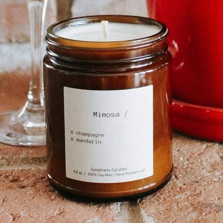 Mimosa for wholesale by Goodness Candles