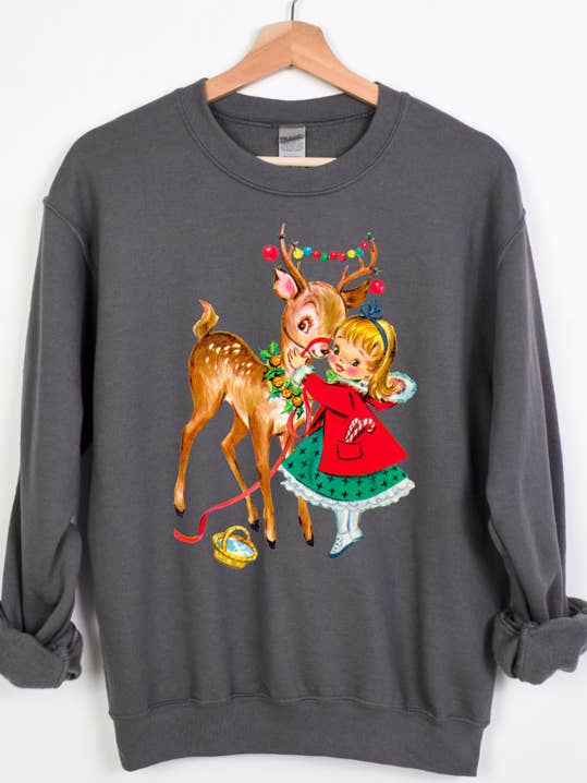 Trendy Chic Apparel LLC - Wholesale Graphic Sweatshirt - Women's - Vintage Christmas Sweatshirts  2