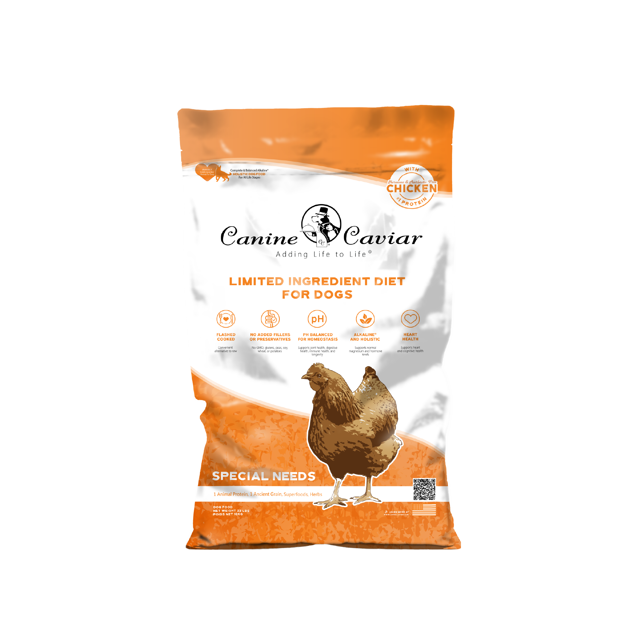 Canine Caviar - Wholesale Pet Food - Dog - Special Needs Chicken Alkaline® Entrée 22lb0
