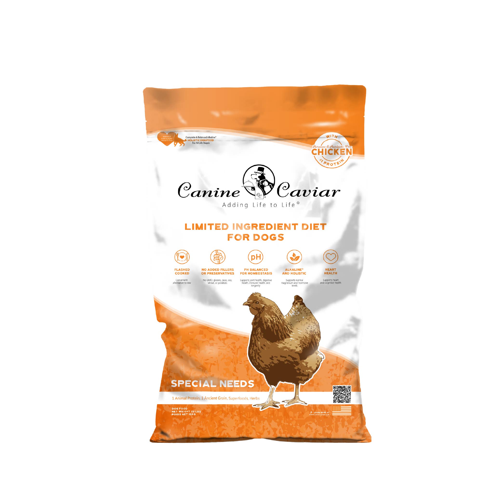 Canine Caviar - Wholesale Pet Food - Dog - Special Needs Chicken Alkaline® Entrée 22lb