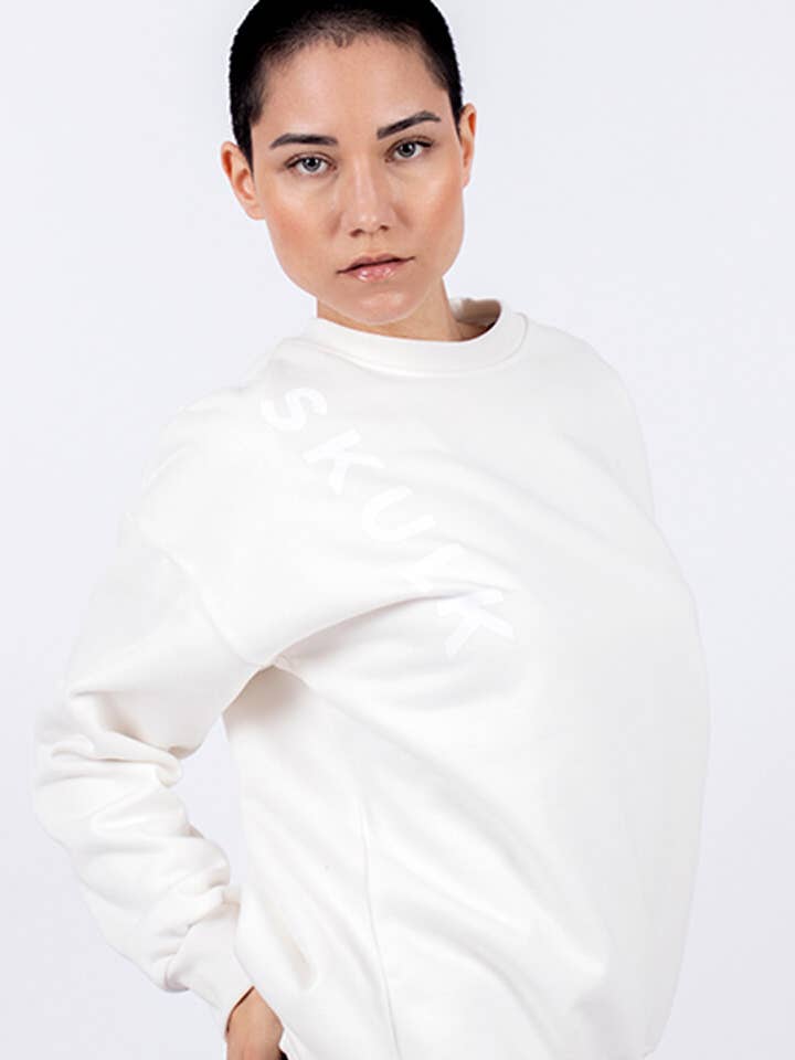 SKULK - Wholesale Sweatshirt - Women's - Sweatshirt Over Off White
