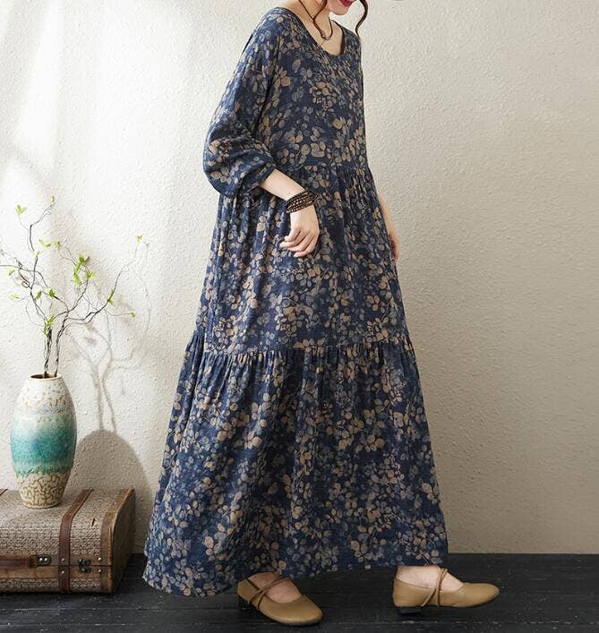 Whisper Mint – Engroshandel Kjole - Dame – Langærmet langærmet slankende A-line kjole med rund hals3