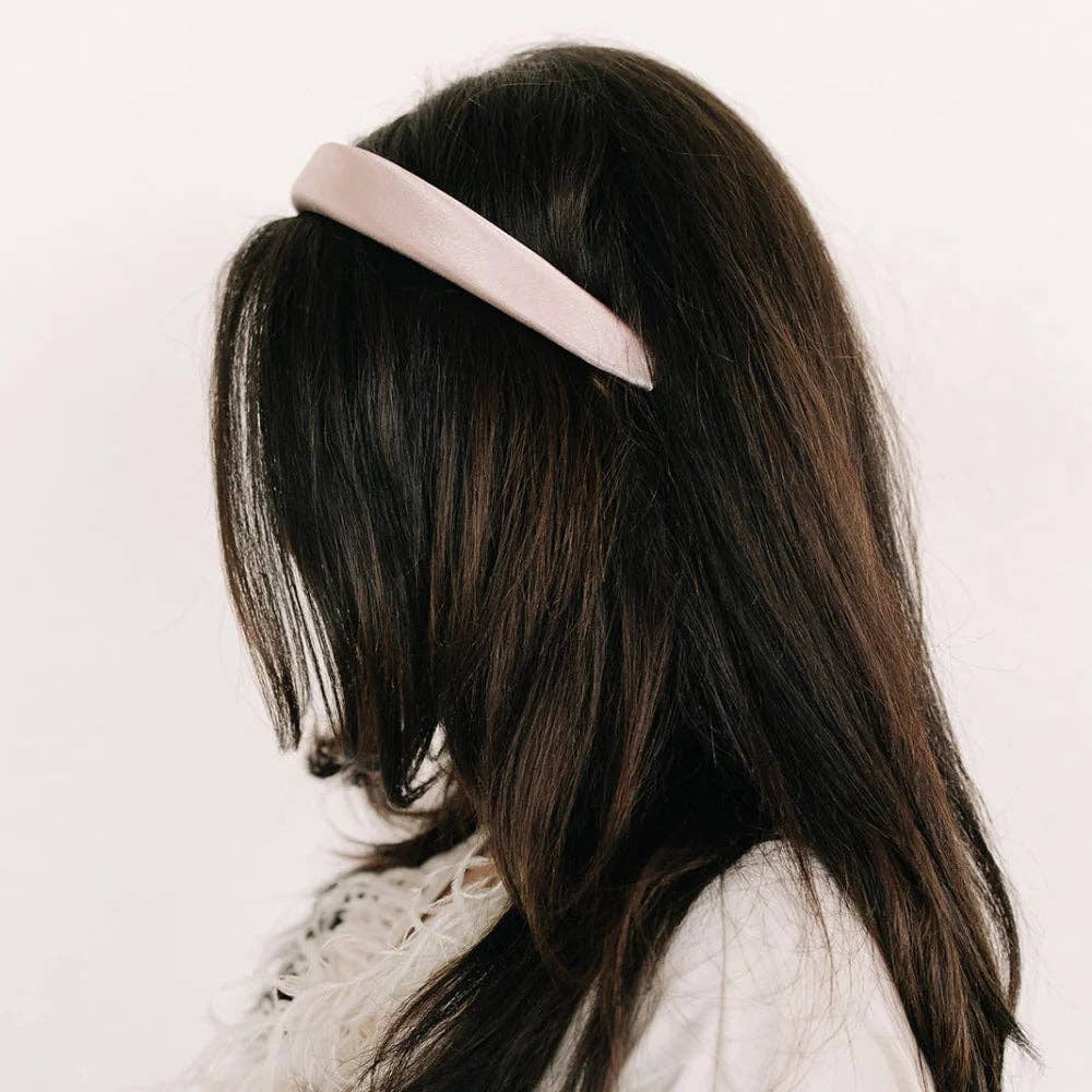 Chateau Perle - Wholesale Hair Accessories Set - Women's - Blush Silk Headband5