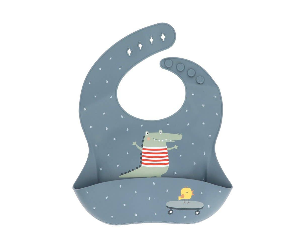 Tutete - Vente Bavoir - bébés - Bavoir en silicone Tutete Croc