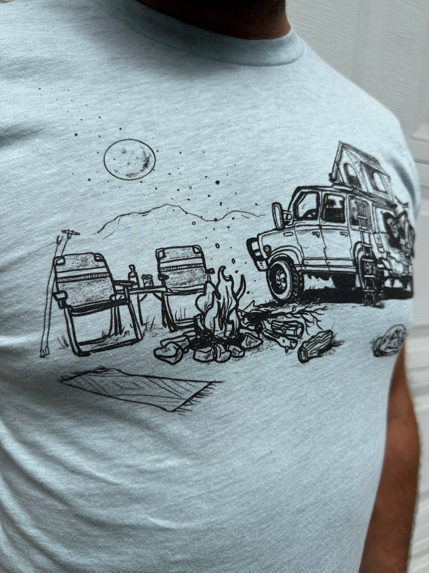 Slow Loris - Wholesale Screen Printed T-Shirt - Men's - Fireside Camp5