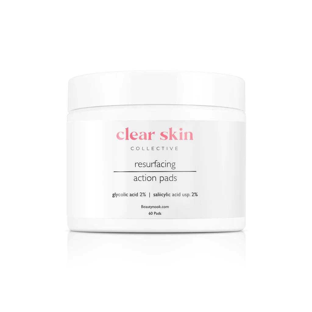Clear Skin Collective - Wholesale Facial Exfoliant/Scrub - CLEAR SKIN COLLECTIVE RESURFACING ACTION PADS