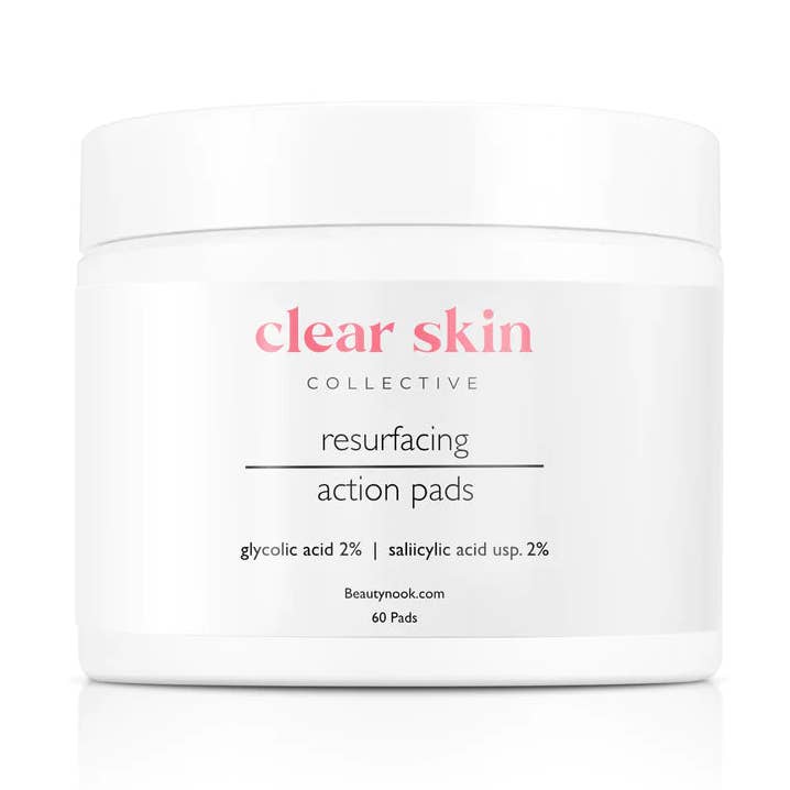 Clear Skin Collective - Wholesale Facial Exfoliant/Scrub - CLEAR SKIN COLLECTIVE RESURFACING ACTION PADS0