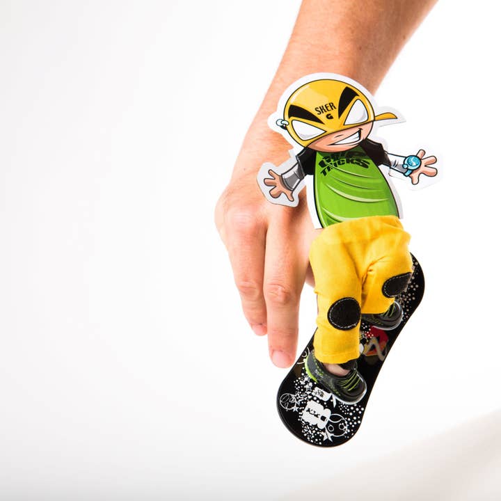KsmToys - Wholesale Toy Set - Kids - Grip&Tricks - Finger Winter Pack 1 - Finger Snowboard Ski Fr