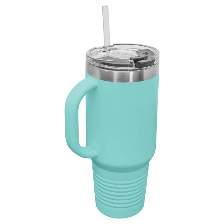 A to Z Imaging and Design – wholesale Insulated mug/tumbler – Custom 40oz Insulated Travel Mug with Handle & Straw2