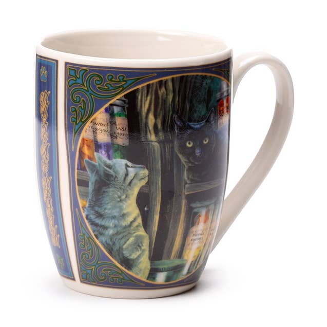Lisa Parker Magical Emporium Cat Porcelain Mug for wholesale by Puckator Ltd