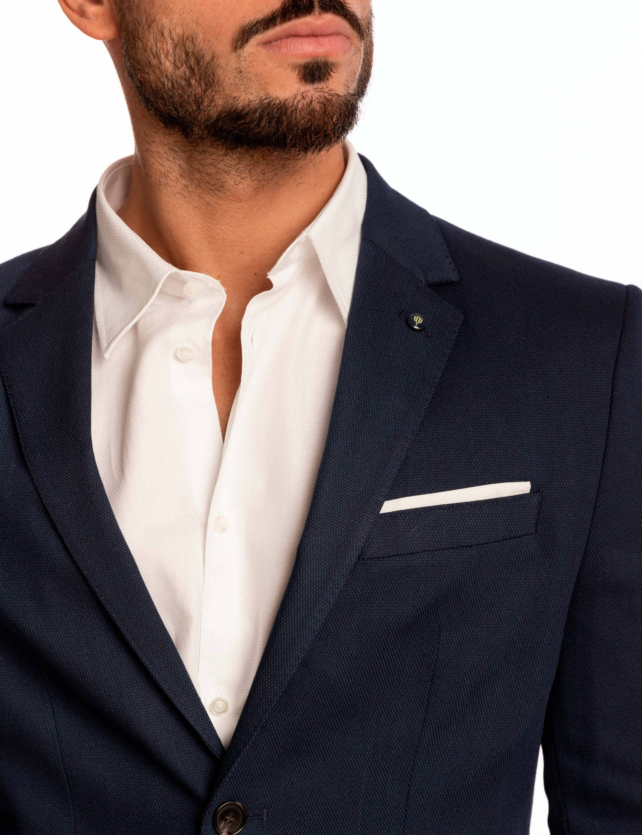 CELOPMAN - Wholesale Kostuumjas - Heren - Donkerblauw colbert3