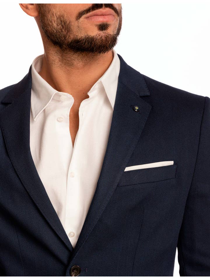 CELOPMAN - Wholesale Kostuumjas - Heren - Donkerblauw colbert3