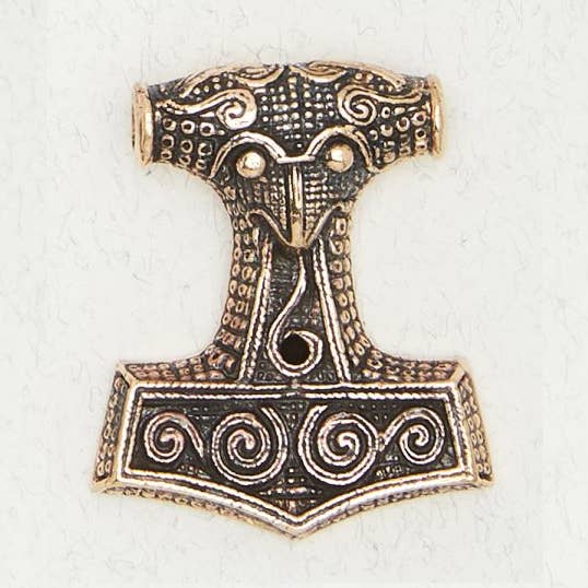 Norse Bronze Pendant Necklace – Thor’s Hammer for wholesale by Nirvana LLC