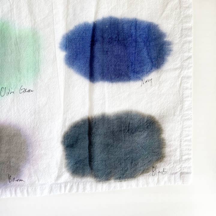 Merle Works – Großhandel Geschirrtücher – Color Study Handbemaltes Geschir