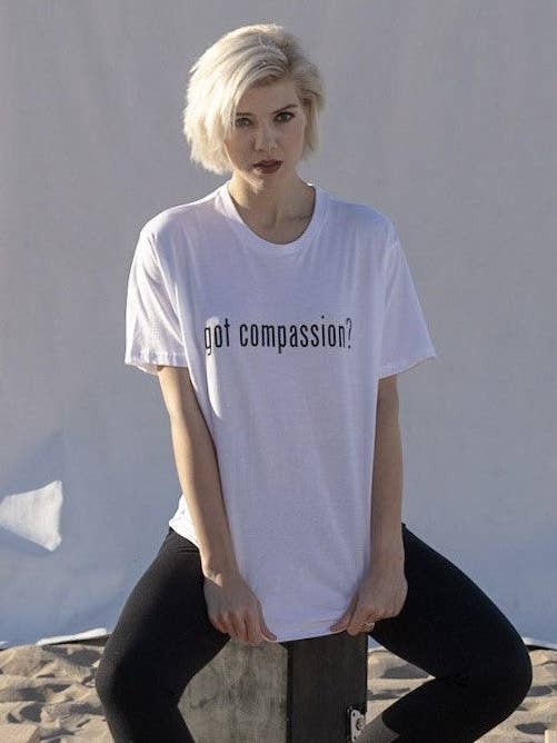 Hast du Mitgefühl? T-shirt für den Großhandel von Vegan Club