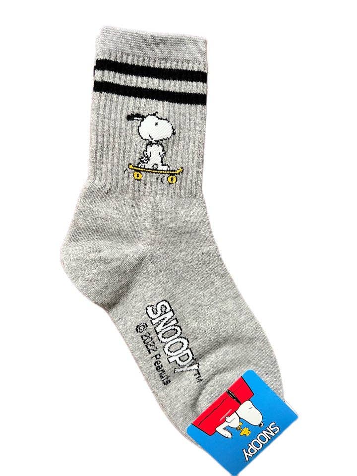 K-Wonderland – Großhandel Socken - Unisex – Peanuts Snoopy & Charlie Brown tägliche Sportknöchelsocken4
