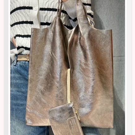 Z et Z - Vendita all'ingrosso Marsupio - Donna - Borsa tote in pelle granulata o pelle iridescente16