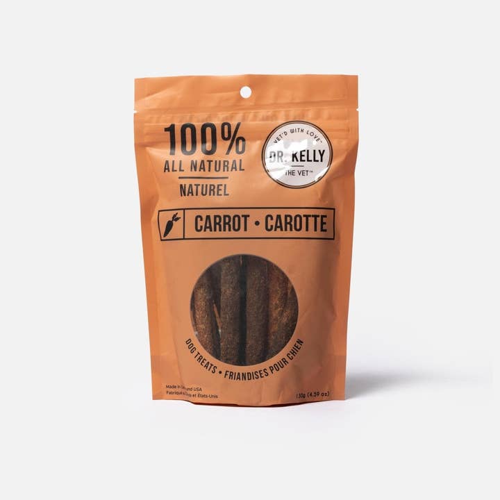Dr. Kelly The Vet 100% Natural Dog Treats - Carrot for wholesale by Silver Paw
