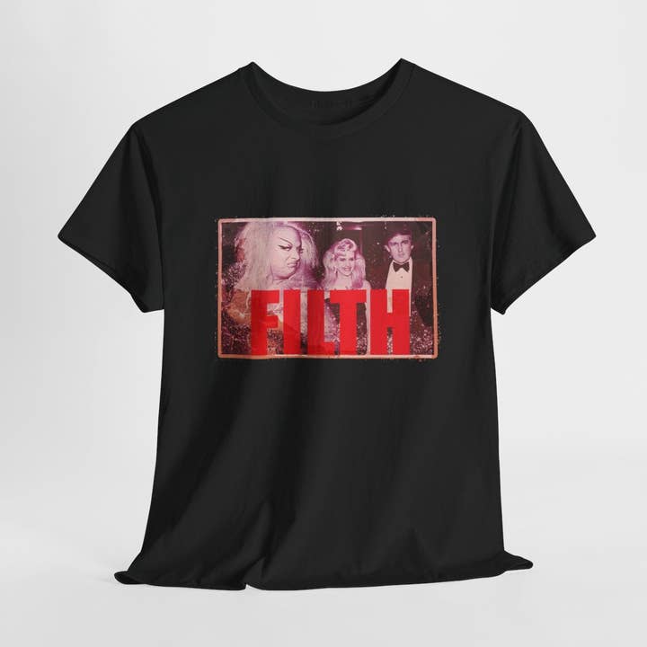 Kennidi Co. - Wholesale Screen Printed T-Shirt - Unisex - Divine Hates Trump Filth edition vintage t-shirt