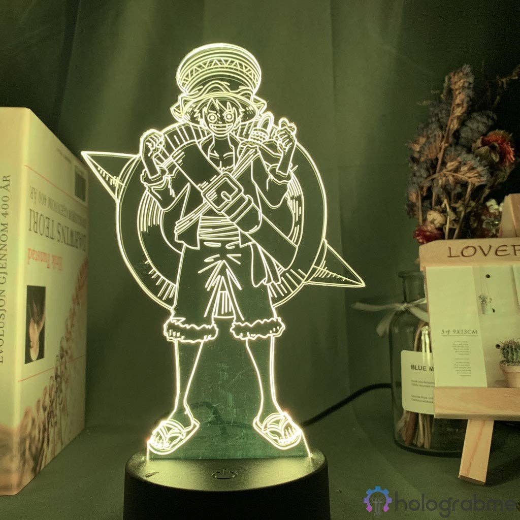 Holograbme - Wholesale Accent/Desk Lamp - One Piece Lamp Captain Monkey D. Luffy1