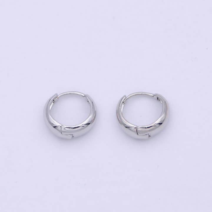 Aim Eternal - Wholesale Huggie Earrings - Simple Huggie Hoop Earring P033, P036, P038, P249