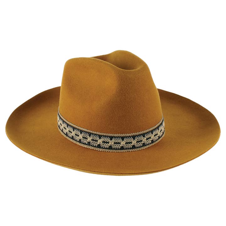 Cowboy de l'Ouest, Chapeau de Cowboy en Feutre de Laine 100% 7419 Hiver pour la vente par Jeanne Simmons Accessories
