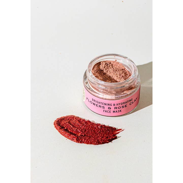 Good Flower Farm - Wholesale Skincare Face Mask - Flowers & Rose Clay Botanical Face Mask / 1 oz 🌹