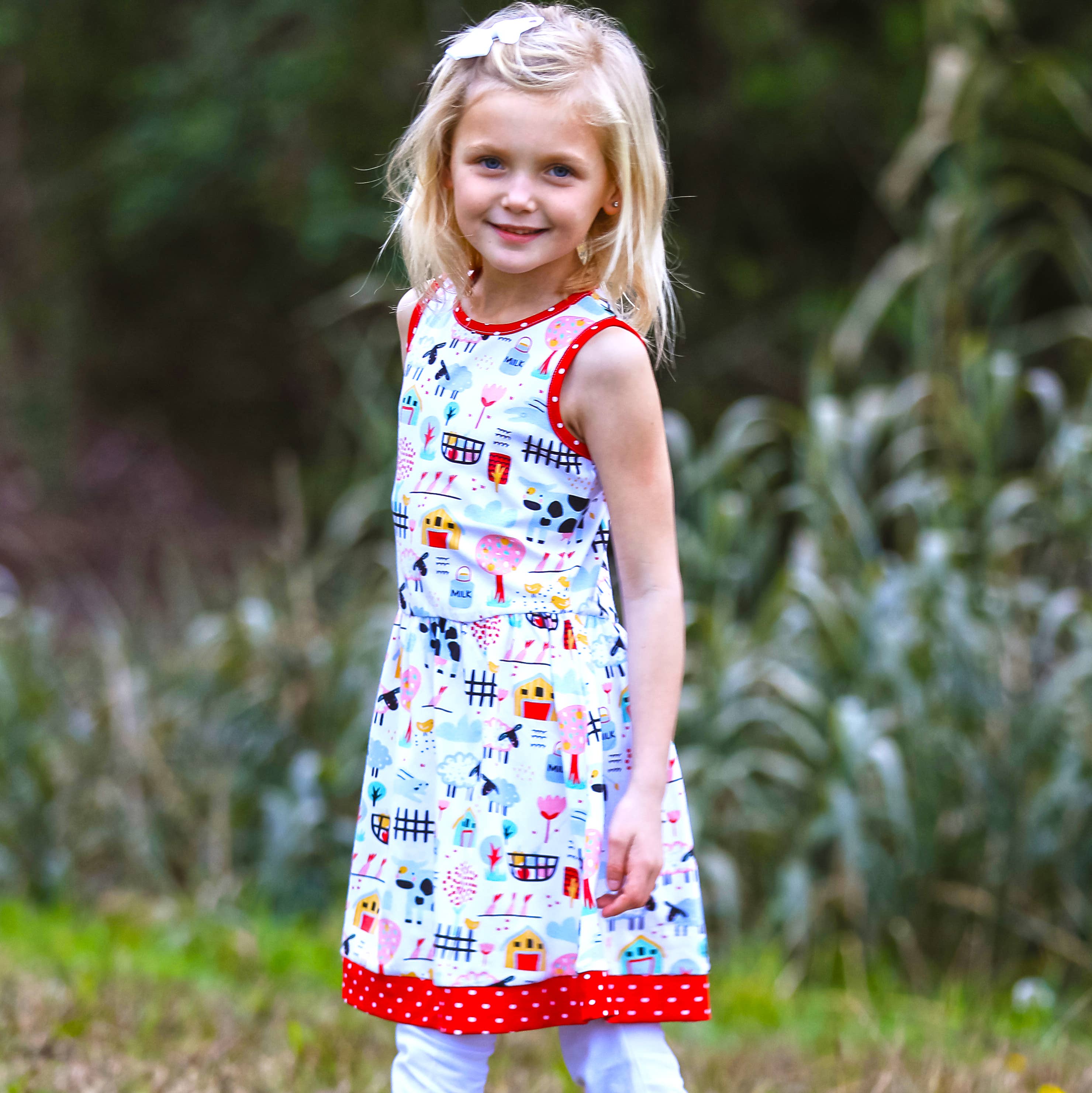 AnnLoren - Wholesale Dress - Kids - AnnLoren Farm Animals Girls Dress Kids Western Clothing 4