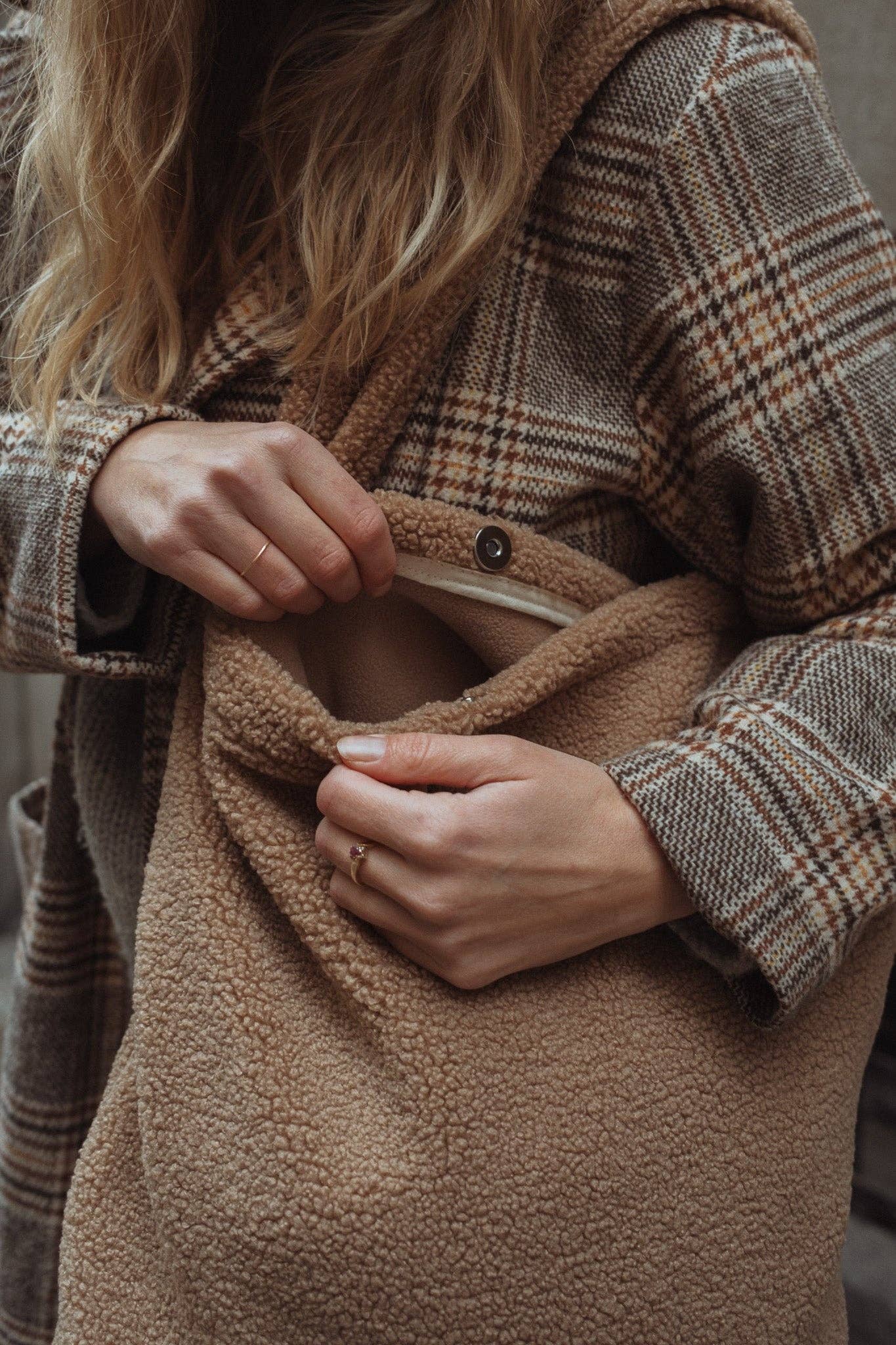 Dans le sac - Vente Tote bag – femme - Sac fourre-tout en tissu teddy doux2